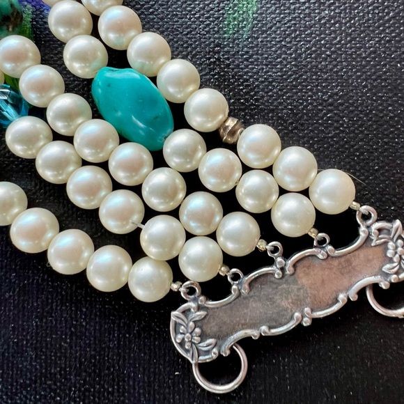 Foree Hunsicker Sterling Silver Multi Strand Bracelet - Picture 7 of 13